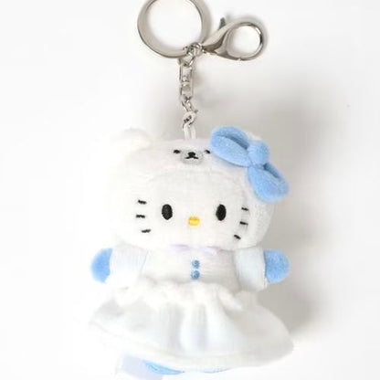 Me% x Hello Kitty | Mini Mascot Holder Plush Keychain 13cm 4th Ver. (Polar bear)