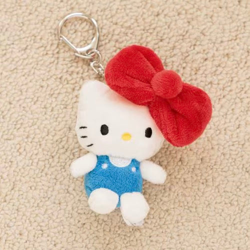 and St Me% x Sanrio Hello Kitty | Mini Mascot Holder Plush Keychain 13cm 7th Ver. (Big Ribbon)