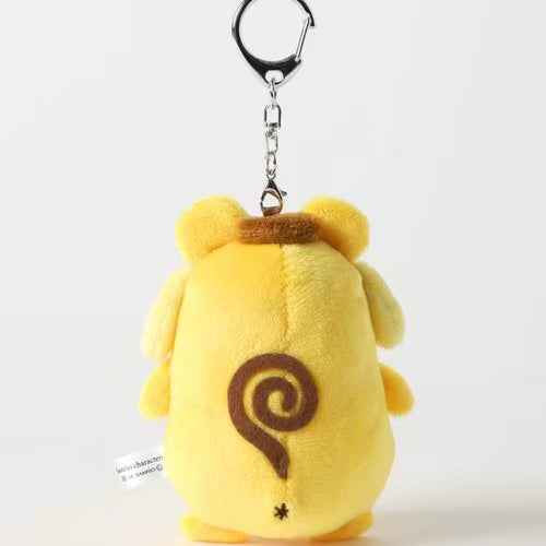 SANRIO x LOWRYS FARM | Pompompurin Plush Keychain Bag Charm 180x105x80mm (Scone)