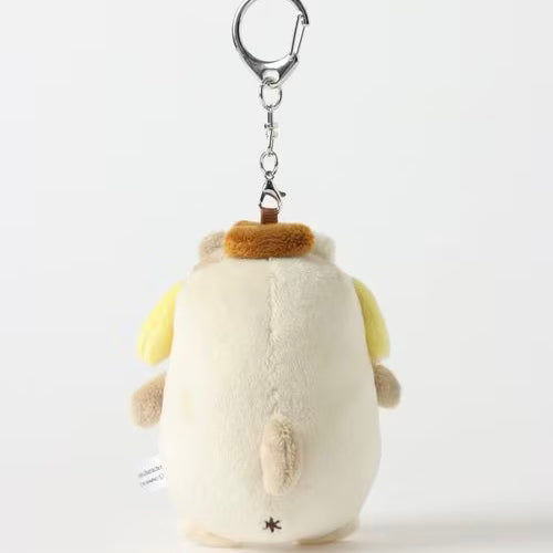 SANRIO x LOWRYS FARM | Pompompurin Plush Keychain Bag Charm 180x105x80mm (Muffin)