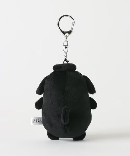 and St Me% x Sanrio Pompompurin | Mini Mascot Holder Plush Keychain 13cm 8th Ver. (Black)