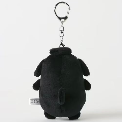 SANRIO x LOWRYS FARM | Pompompurin Plush Keychain Bag Charm 180x105x80mm (Black)
