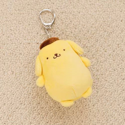 SANRIO x LOWRYS FARM | Pompompurin Plush Keychain Bag Charm 180x105x80mm (Standard)