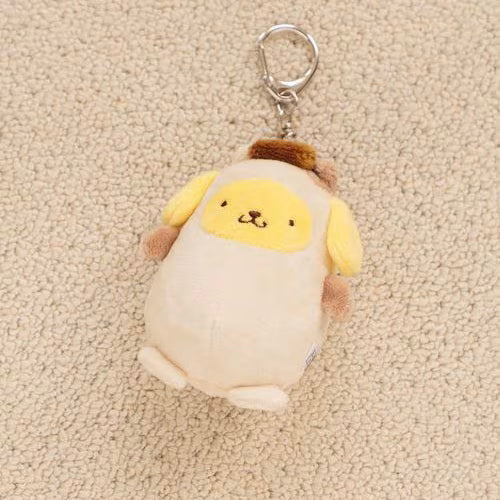 SANRIO x LOWRYS FARM | Pompompurin Plush Keychain Bag Charm 180x105x80mm (Muffin)