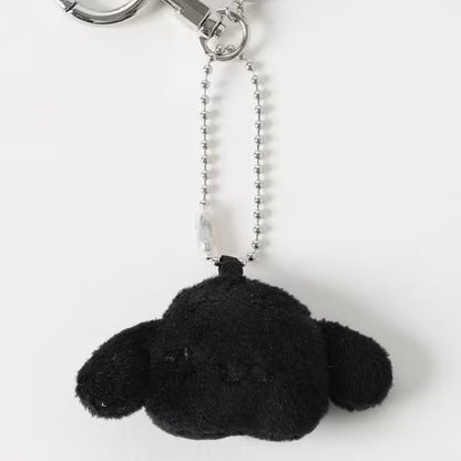 SANRIO x LOWRYS FARM | Pompompurin Face Key Charm Handle Strap 190mm Approx. (Black)