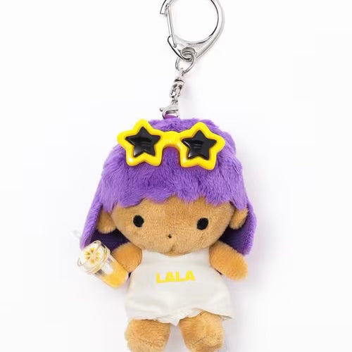 and St Me% x Sanrio Little Twin Stars | Mini Mascot Holder Plush Keychain 13cm 8th Ver. (Sunglasses)