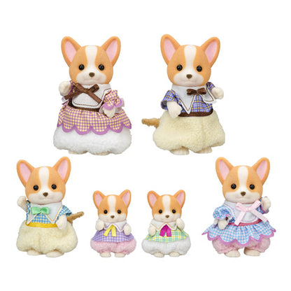 【JP】Sylvanian Families | Corgi family Set 298x55x130mm