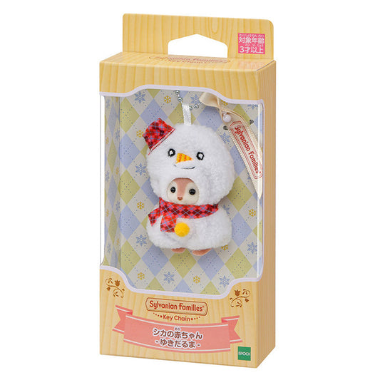 【JP】Sylvanian Families | Keychain Baby Deer Snowman