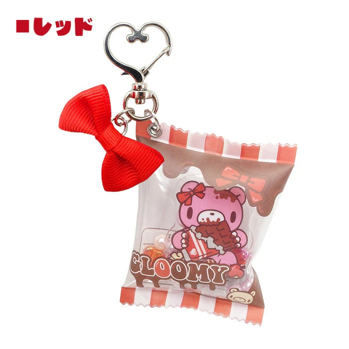Gloomy Bear | Chocoshaka Keychain Keyring H6.5×W5.2×D2cm (Red)