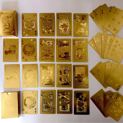 Sanrio | Hello Kitty Golden Playing Cards H90㎜×W59㎜×D20㎜