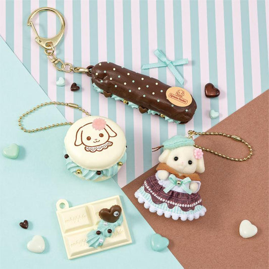 Sylvanian Families Whip Keychain Whipped Cream Kit 158×60×160mm (Choco Mint)