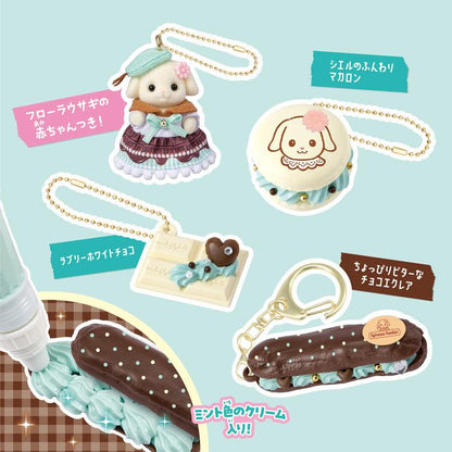 Sylvanian Families Whip Keychain Whipped Cream Kit 158×60×160mm (Choco Mint)