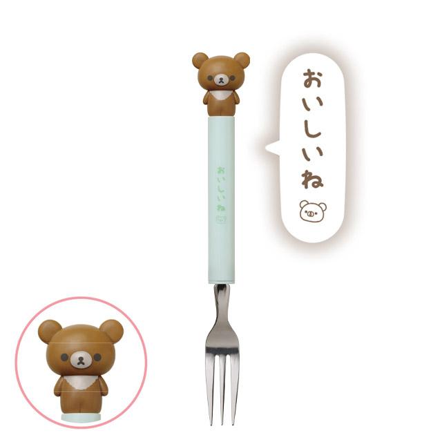 SAN-X | Rilakkuma Mascot Fork 180×30×25mm (Chairoikoguma)