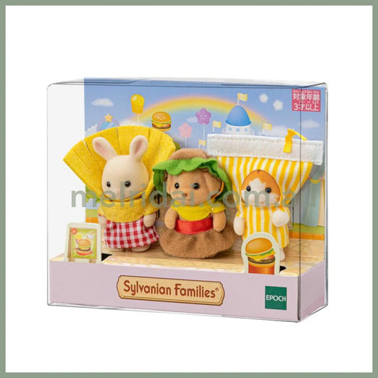 【JP】Sylvanian Families | 35th Baby Trio Hamburger Set