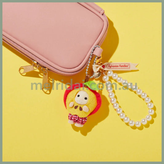【Jp】Sylvanian Families | Baby Fruits Keychain Sheep Apple Costume 78 X 28 140Mm
