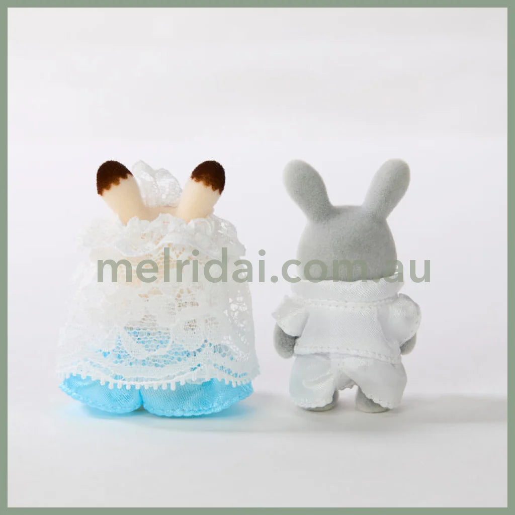 【Jp】Sylvanian Families | Baby Rabbit Chocolate Cotton Pair Wedding