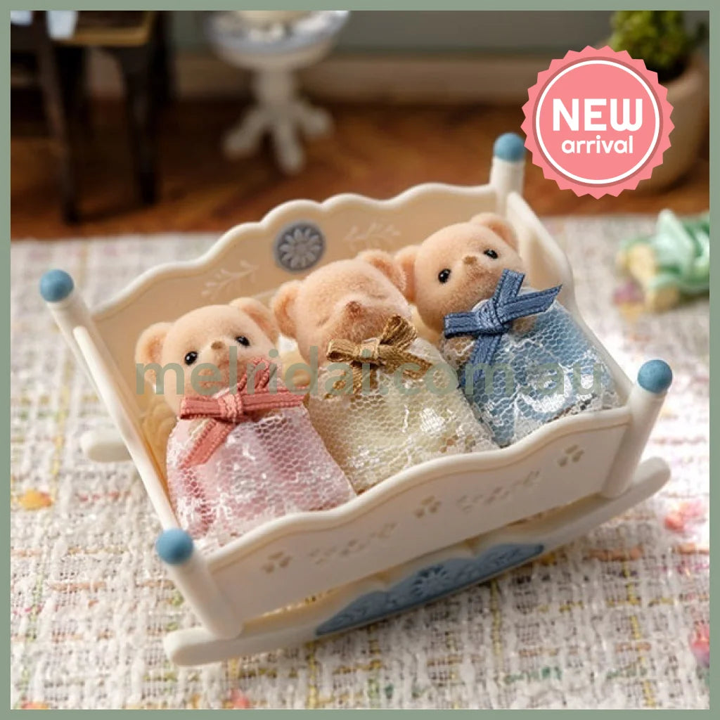 【JP】Sylvanian Families | Biscuit Bear Triplets Babies Set FS-63