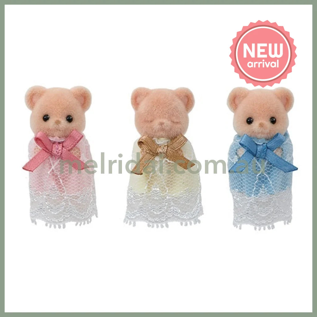 【JP】Sylvanian Families | Biscuit Bear Triplets Babies Set FS-63