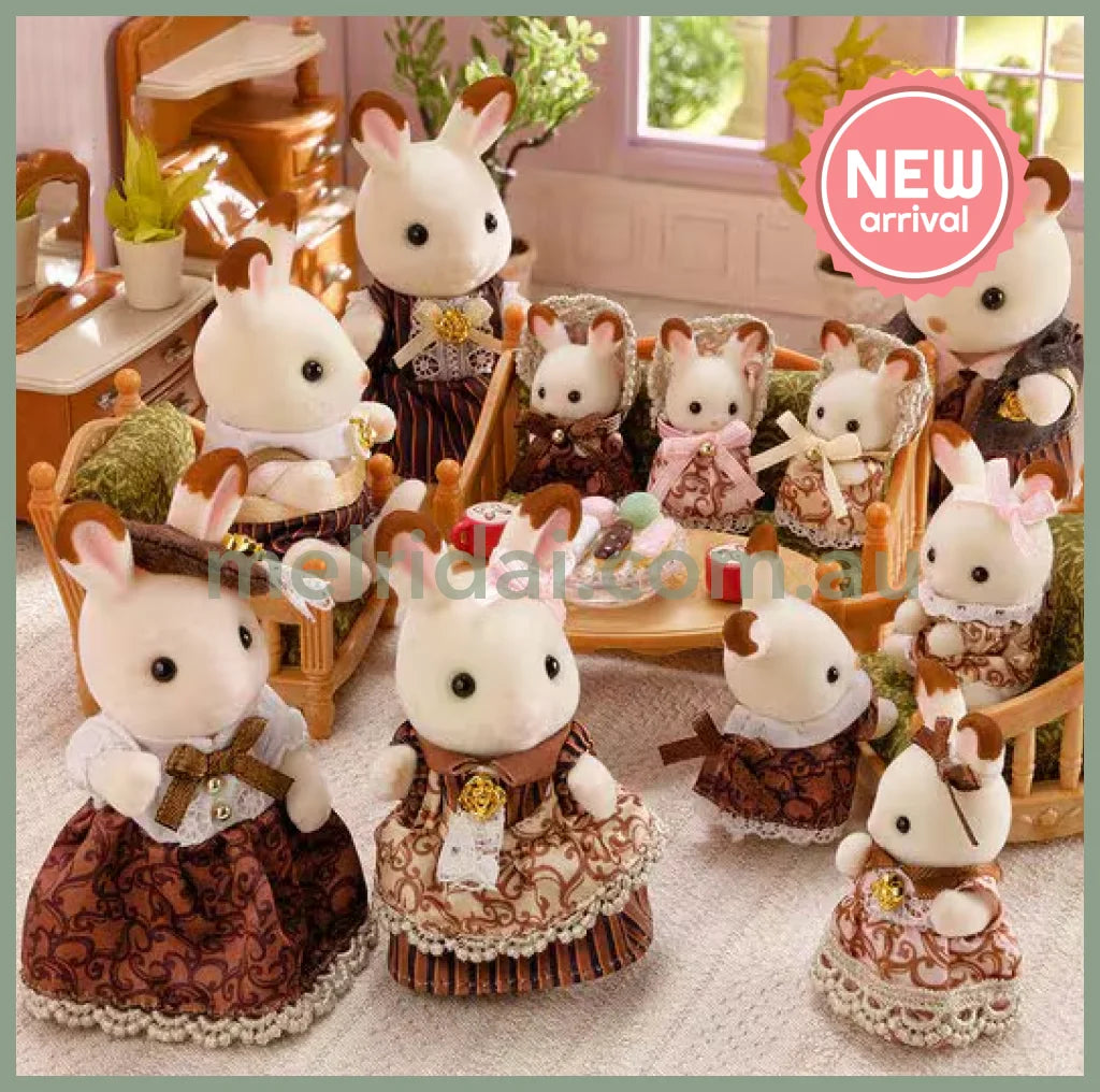 【JP】Sylvanian Families | Chocolate Rabbit Family 40th Anniversary Set 40 x 15 x 7.2 cm C-74