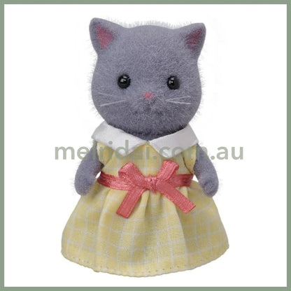 Sylvanian Families | Doll Persian Cat Girl W48×D42×H120Mm (Gray)