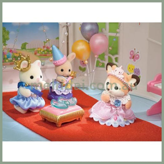 【JP】Sylvanian Families | Princess and Glass Shoes Princess Babies Glass Slipper Play S-77 Set