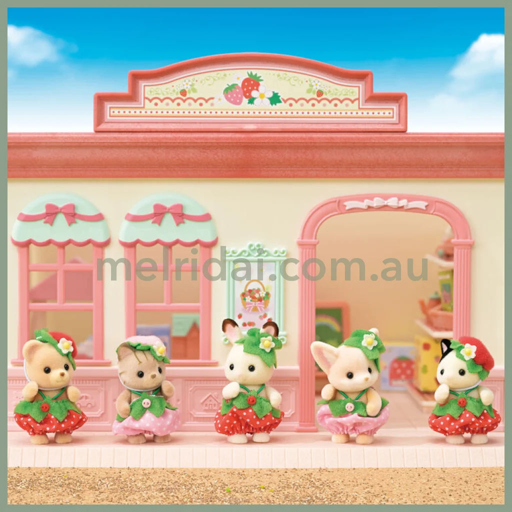 【Jp】Sylvanian Families | Strawberry Costum Baby Set 200 X 45 102 Mm