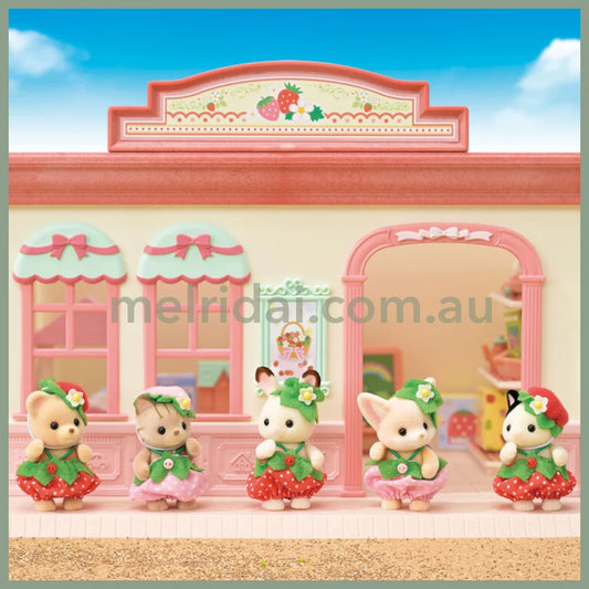 【Jp】Sylvanian Families | Strawberry Costum Baby Set 200 X 45 102 Mm