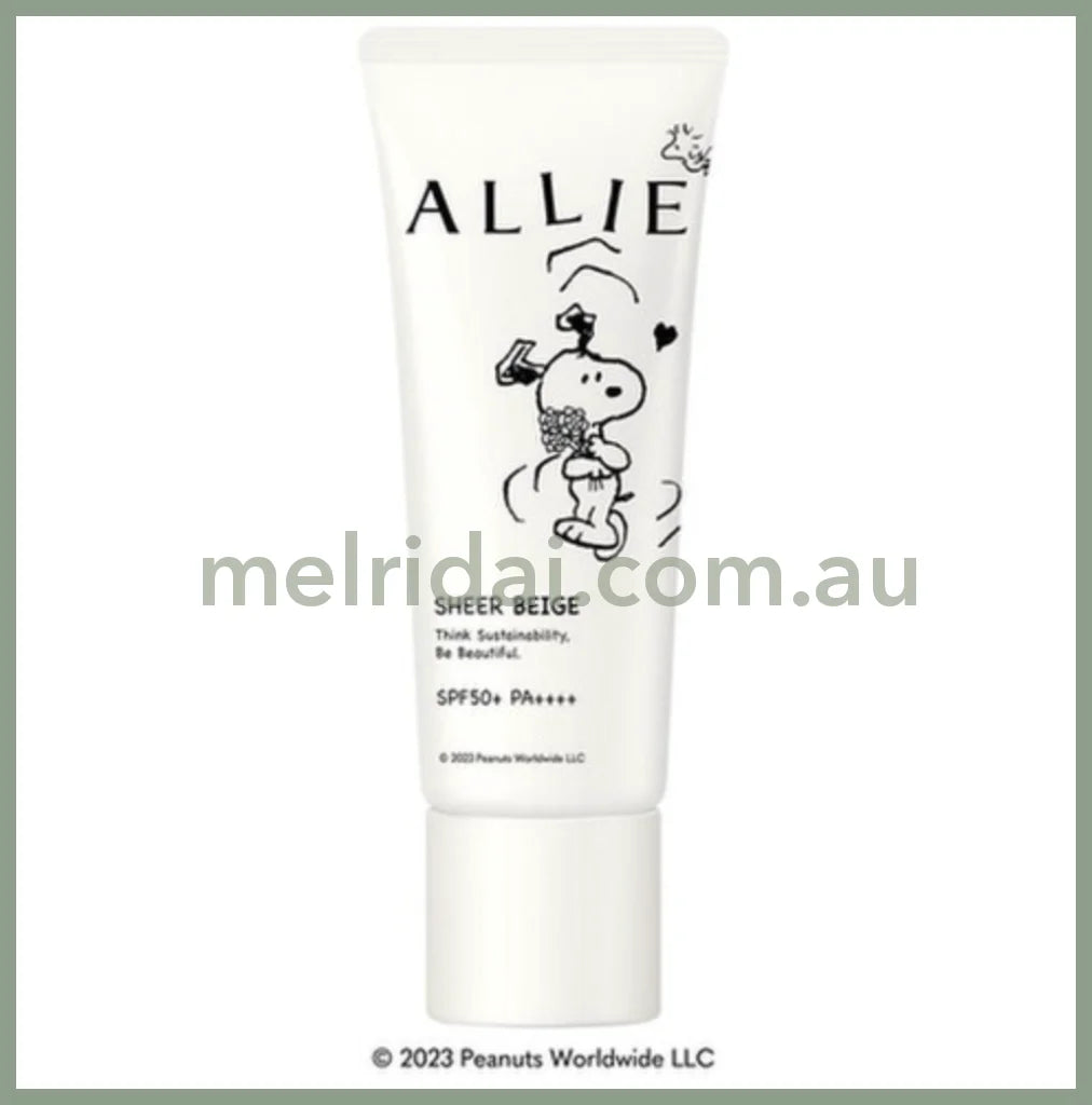 Kanebo X Peanutsallie Sunscreen Sheer Beige Uv Ex Spf50+ Pa++++ Snoopy Allie 40G