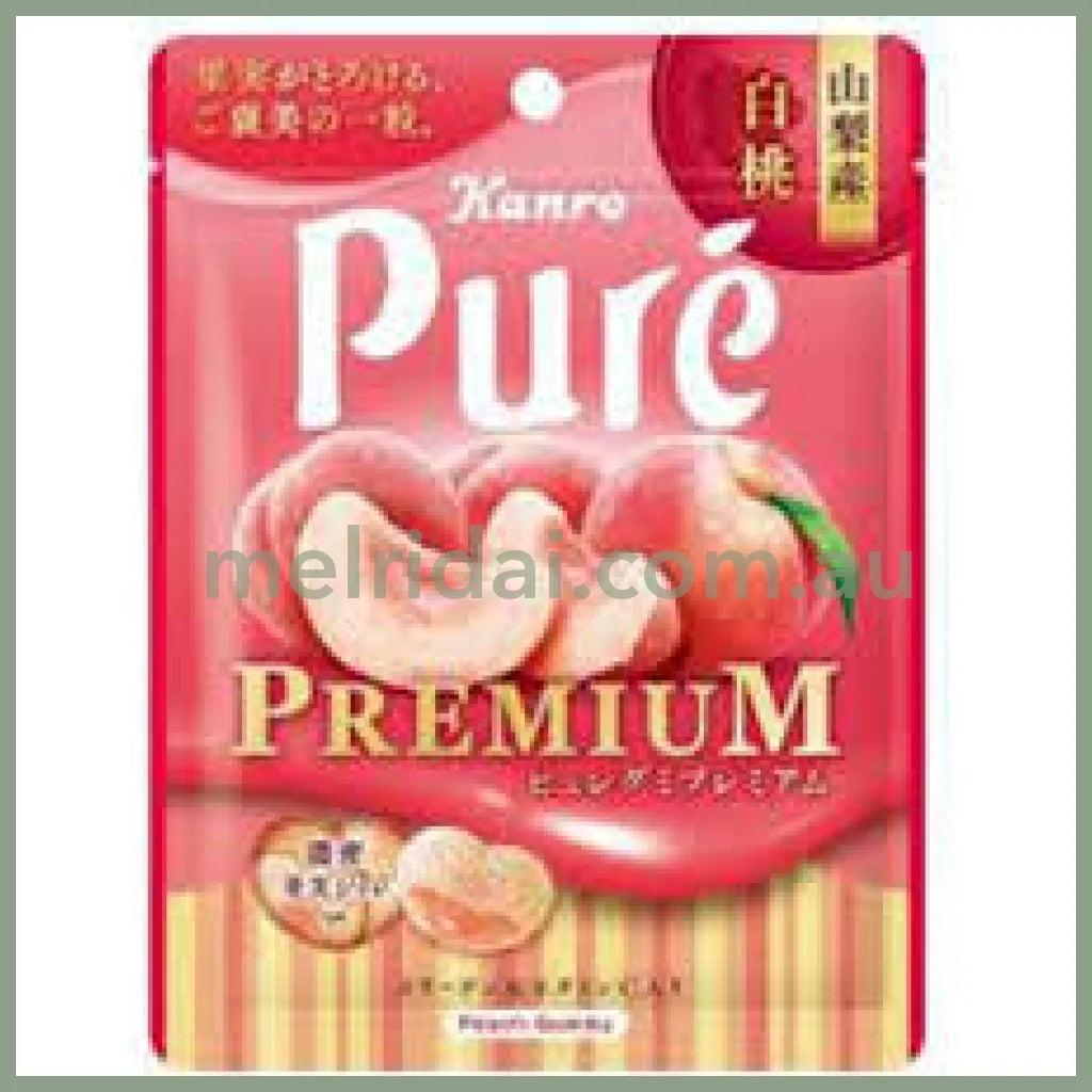 Kanro | Pure Gummy Premium (white peach) 54g