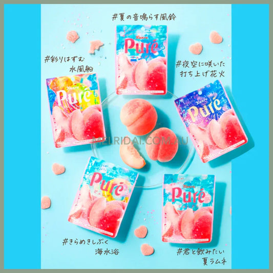 Kanro | Pure Gummy Summer Peach Soda 52g