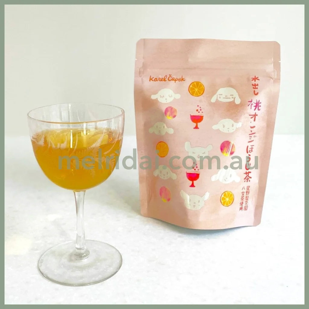 Karelcapekpeach & Orange Hojicha 8 Tea Bags /&