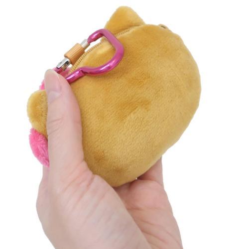 SANRIO | Hello Kitty Mascot Coin Case Keychain 95×75×30mm (Tan Swimsuit Party Sunglasses)