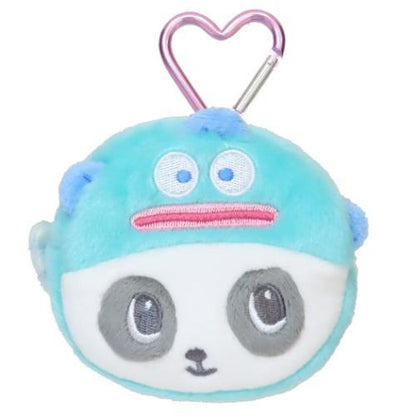 SANRIO x Marimo Craft Panshell | Hangyodon Face Mini Pouch with Carabiner 90x80x25mm