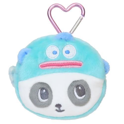 SANRIO x Marimo Craft Panshell | Hangyodon Face Mini Pouch with Carabiner 90x80x25mm