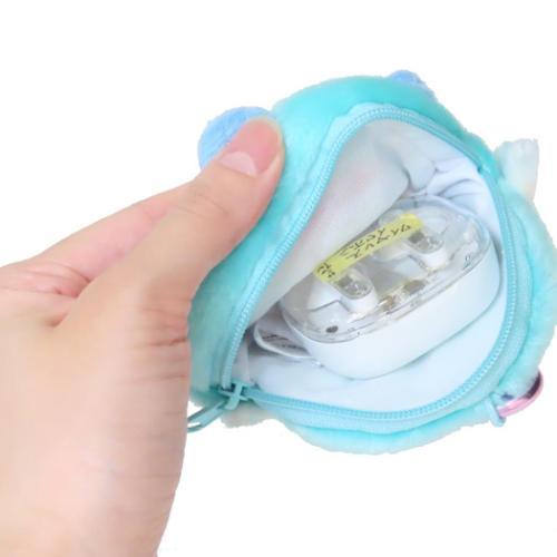 SANRIO x Marimo Craft Panshell | Hangyodon Face Mini Pouch with Carabiner 90x80x25mm