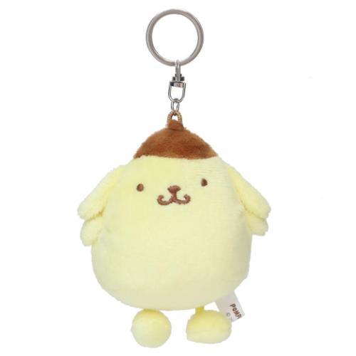 Sanrio | Keychain Mascot Holder Pompom Purin 12Cm×5.5Cm×4.8Cm (Hanging Legs Series)