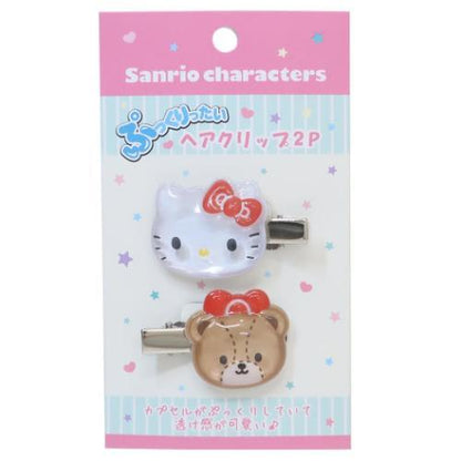 SANRIO | Hello Kitty Hair Accessory Puffy Hair Clip 47x32x9mm (Tiny Chum)