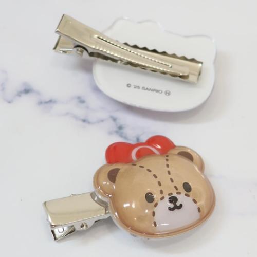 SANRIO | Hello Kitty Hair Accessory Puffy Hair Clip 47x32x9mm (Tiny Chum)