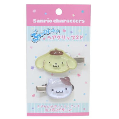 SANRIO | Pom Pom Purin Pompompurin Hair Accessory Puffy Hair Clip 47x32x9mm