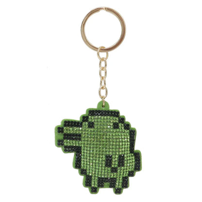 Tamagotchi Rhinestone Keychain
