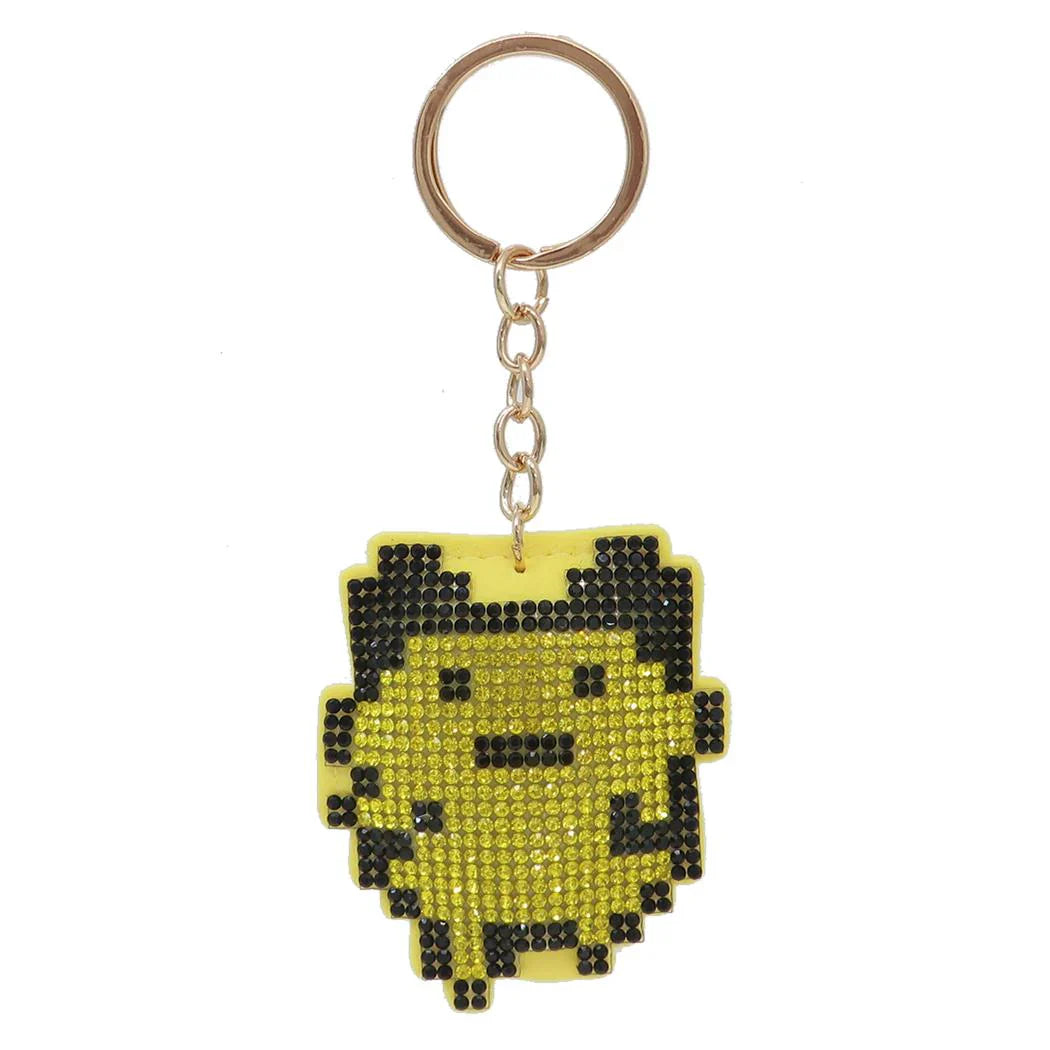Tamagotchi Rhinestone Keychain