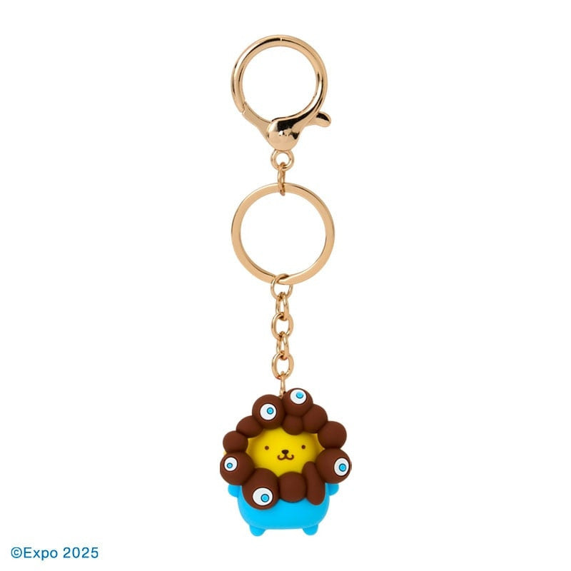 SANRIO | Pompompurin Pom Pom Purin 3D Mascot Color Keychain 40×25×45 mm (EXPO2025 Myaku-Myaku)