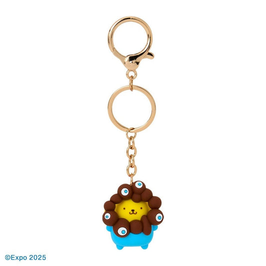 SANRIO | Pompompurin Pom Pom Purin 3D Mascot Color Keychain 40×25×45 mm (EXPO2025 Myaku-Myaku)
