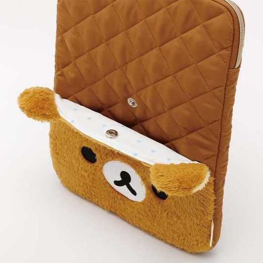 SAN-X | Laptop PC Bag Laptop Case Quilted Face 320×220×17mm (Stay With Me)