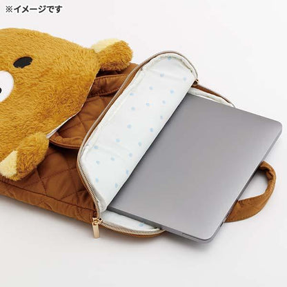 SAN-X | Laptop PC Bag Laptop Case Quilted Face 320×220×17mm (Stay With Me)