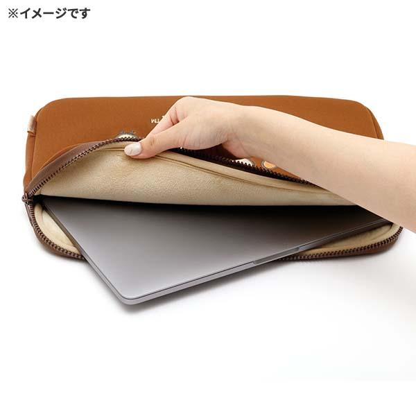 SAN-X | Rilakkuma Embroidered Appliques 13 inch Laptop Bag Tablet Case 200x310x15 mm (Brown)