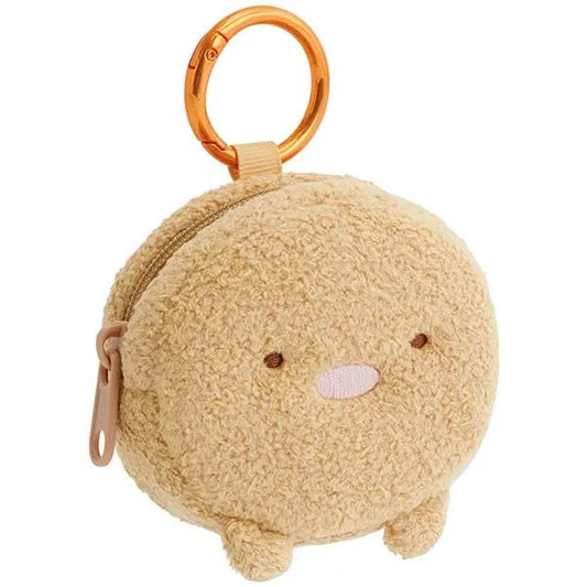 San-X | Sumikko Gurashi Tonkatsu Mascot Mini Pouch with Carabiner 60×70×30mm