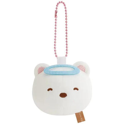 San-X | Sumikko Gurashi Shirokuma Plush Mirror Keychain 60x70x35mm