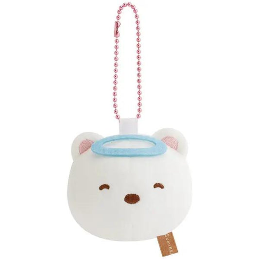 San-X | Sumikko Gurashi Shirokuma Plush Mirror Keychain 60x70x35mm