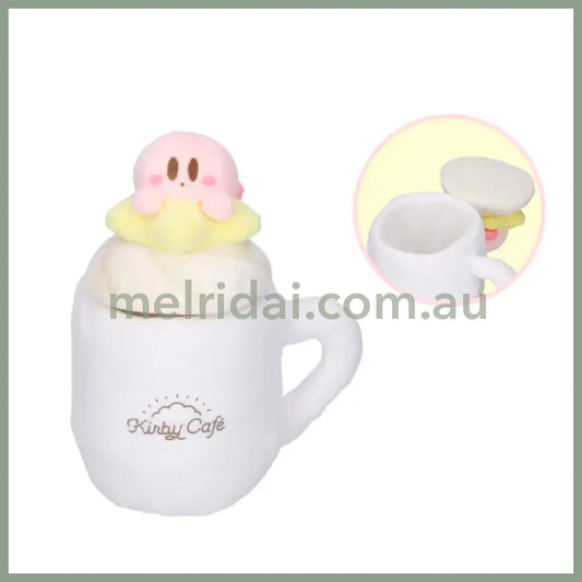 Kirby | Café Kirby Marshmallow-O-Lait Plush Case Mug W130 X H150 D85 Mm